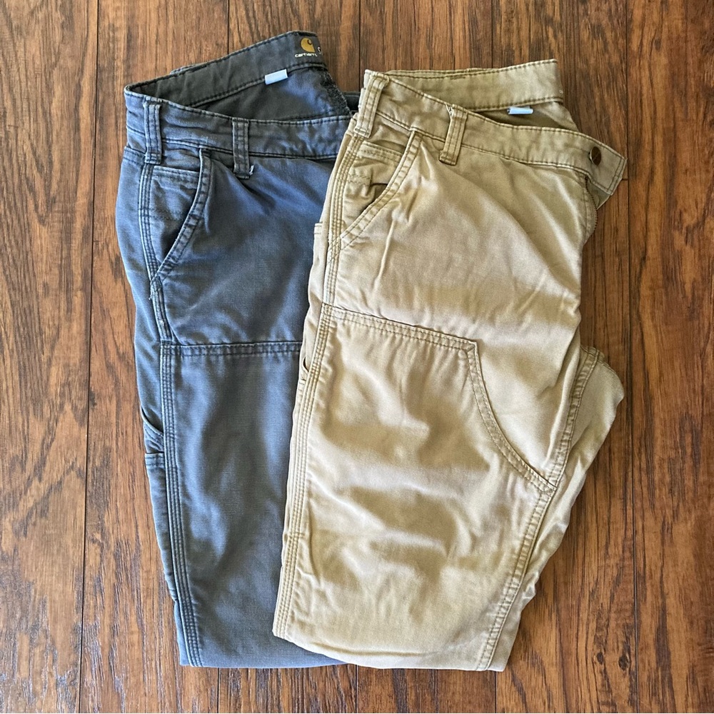 Carhartt women’s slim fit Crawford pants (2 PAIRS)